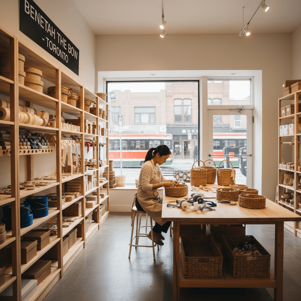 Beneath the Bow's Toronto-based workspace and studio